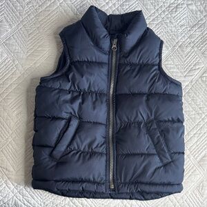 Old Navy Dark Blue Puffer Vest EUC